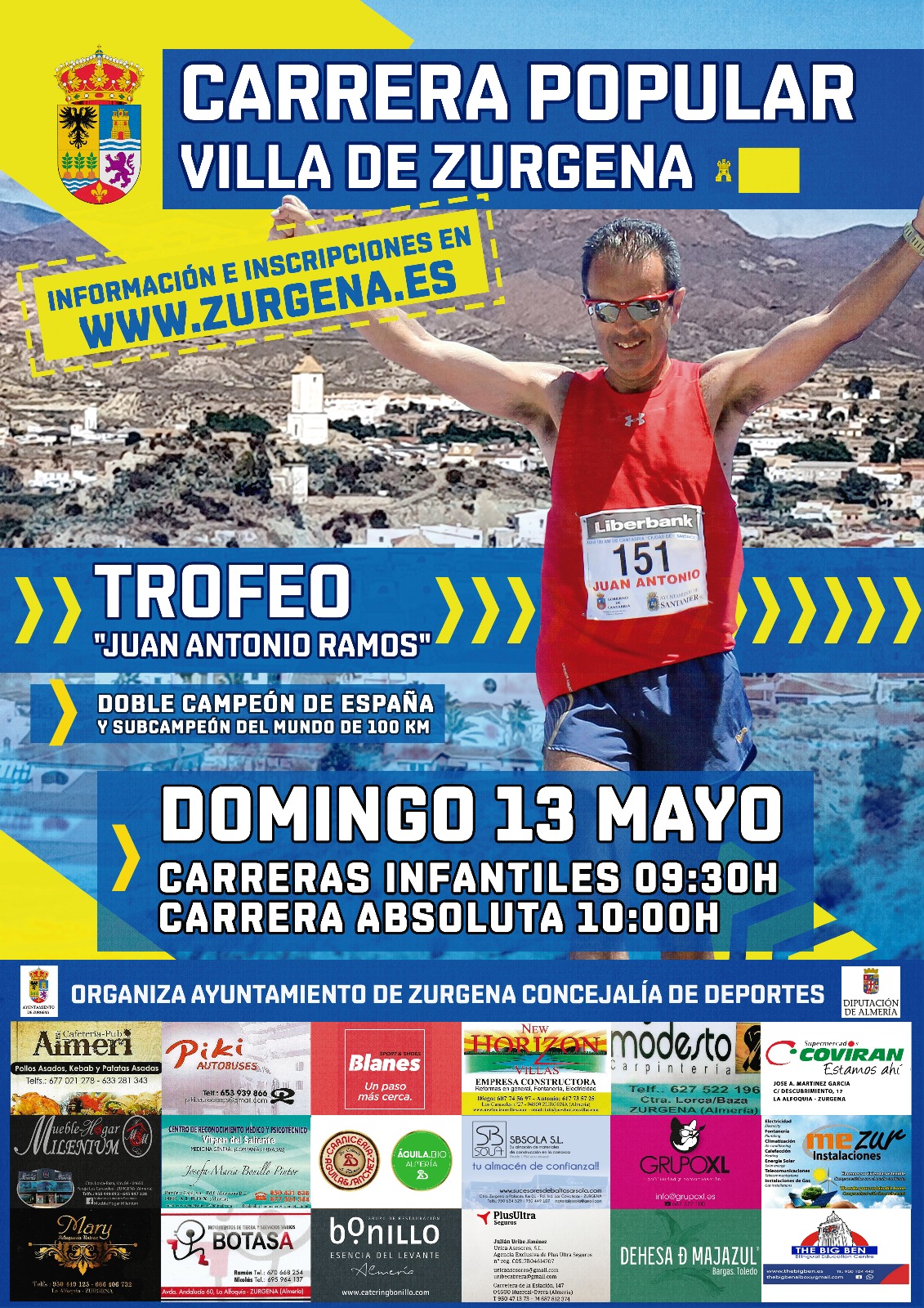 Presentada la carrera-homenaje al campeón de España y subcampeón del mundo Juan Antonio Ramos con una gran Carrera Popular